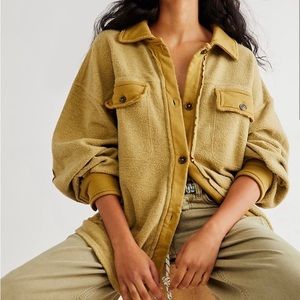 NWT Free People Ruby jacket in Olive Bitters/Moss!